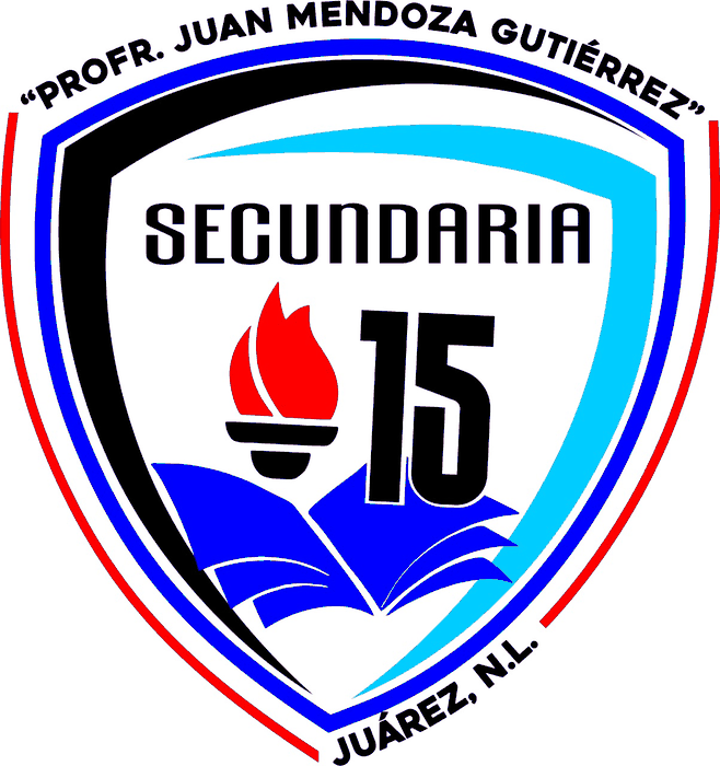 Escudo de la Escuela Secundaria No. 15 Profr. Juan Mendoza Gutiérrez